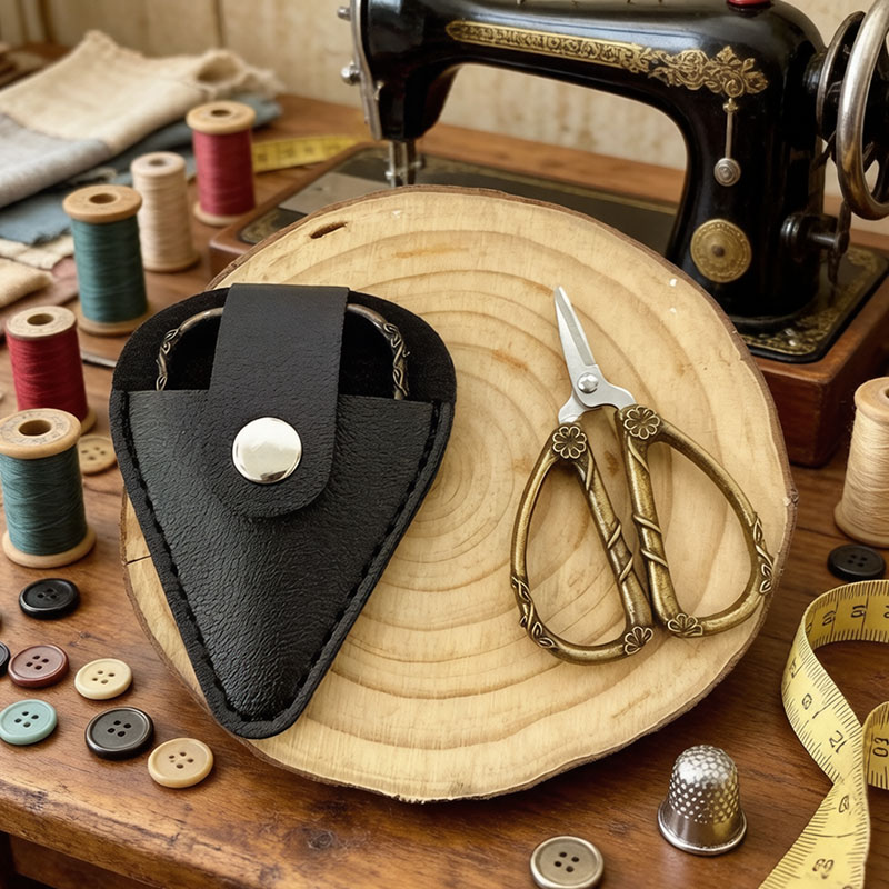 Gunting Mini Vintage Baja Taha - Leather Work In Art ulasan dan harga