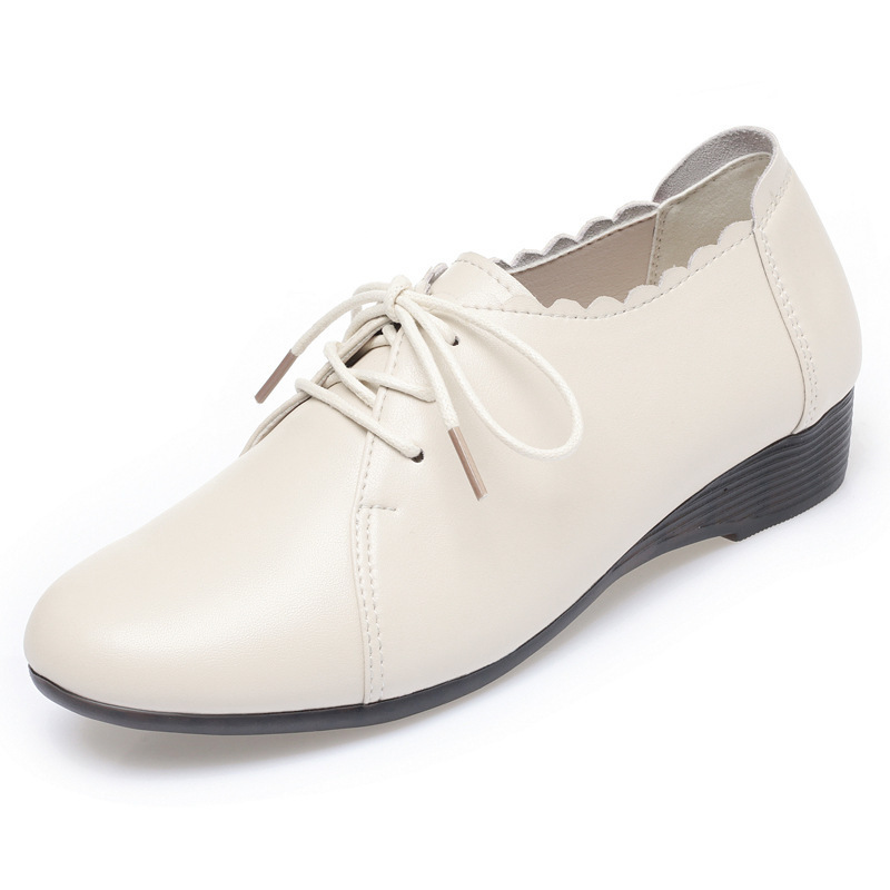 Sepatu Oxford Nyaman Ukuran Be - Leather Work Flats Women ulasan dan harga