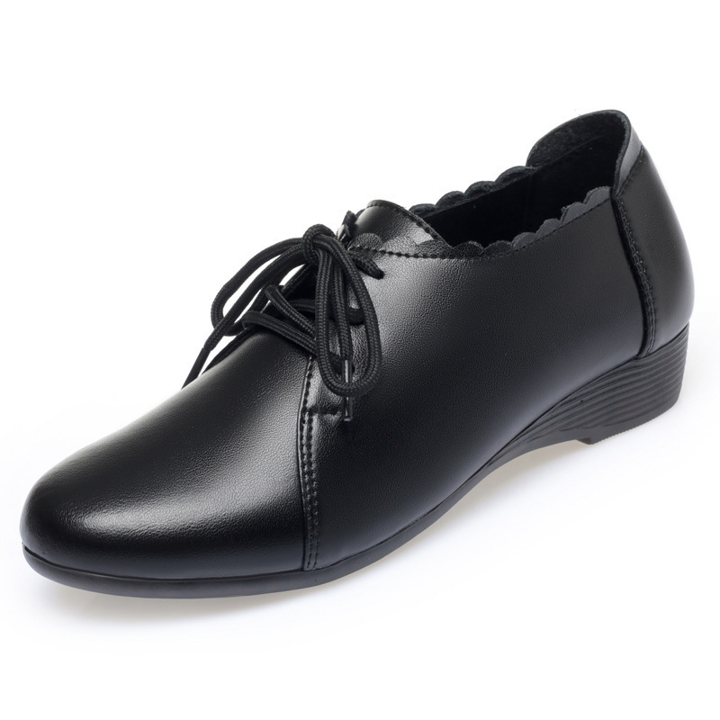 Sepatu Oxford Nyaman Ukuran Be - Leather Work Flats Women ulasan dan harga