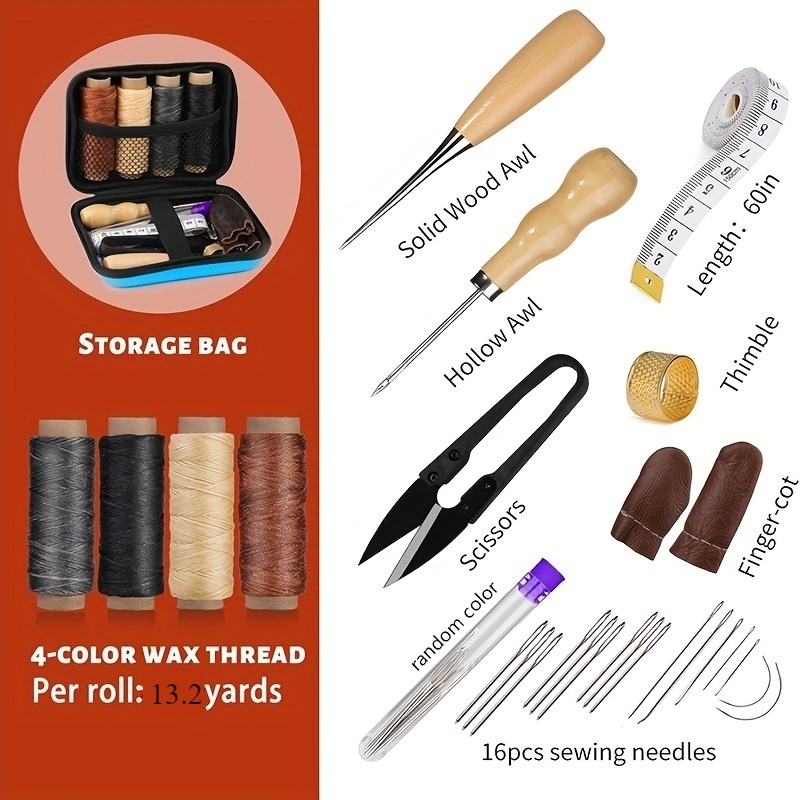 [Kit Kerja Kulit] Kit Jahit Ku - Leather Work Organiser ulasan dan harga