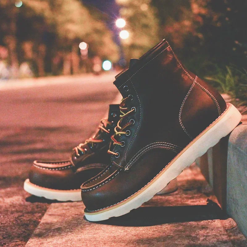 Sepatu Bot Pria Kulit Asli Sep - Leather Work Organiser ulasan dan harga