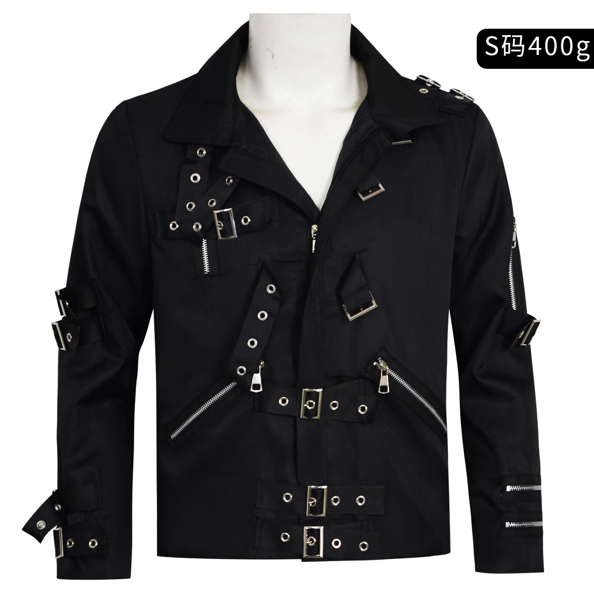 Jaket Kulit Punk Heavy Metal V - Leather Work Jacket ulasan dan harga