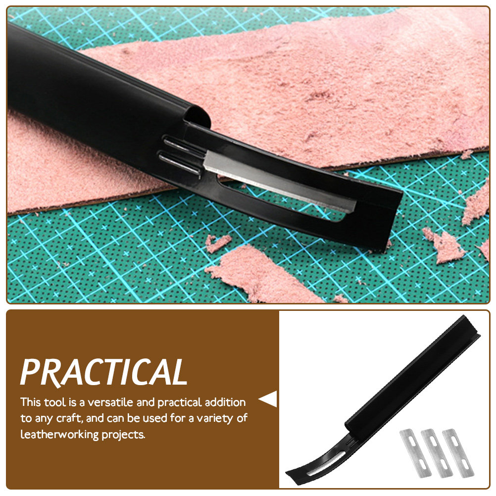1Set Alat Pemotong Tepi Kulit  - Leatherwork For Beginners ulasan dan harga