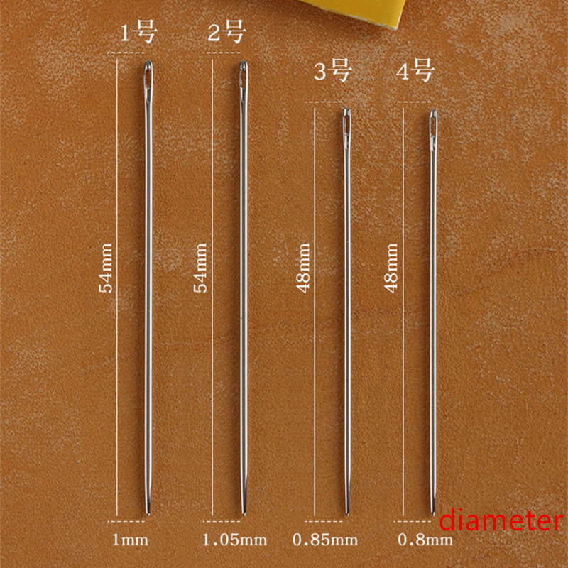 25Pcs/Bag Jarum Jahit Kulit Ha - Leather Needle Harness ulasan dan harga