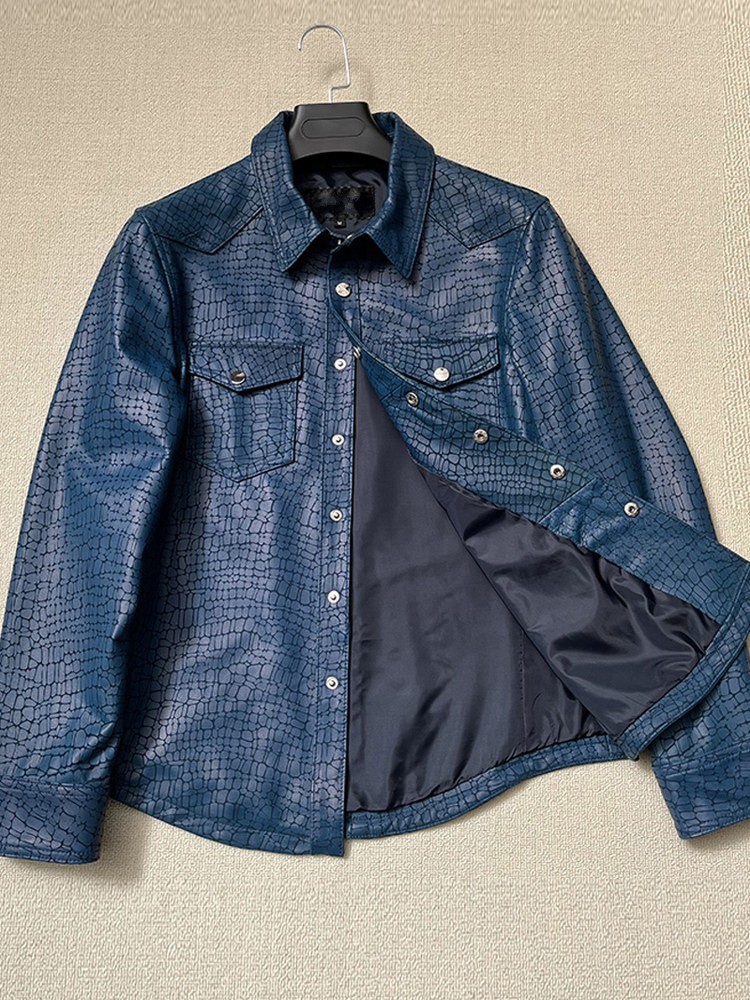Jaket Kulit Asli Pria Motif Ku - Leatherwork Patterns ulasan dan harga