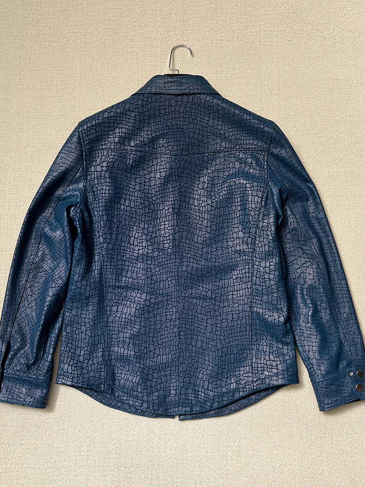 Jaket Kulit Asli Pria Motif Ku - Leatherwork Patterns ulasan dan harga