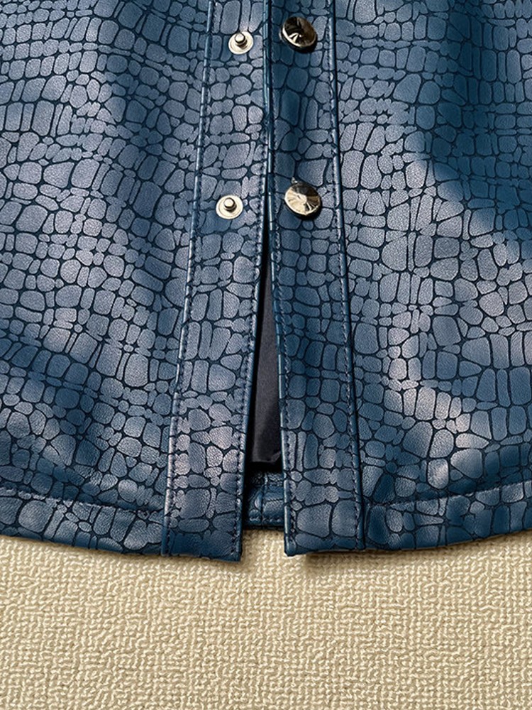 Jaket Kulit Asli Pria Motif Ku - Leatherwork Patterns ulasan dan harga