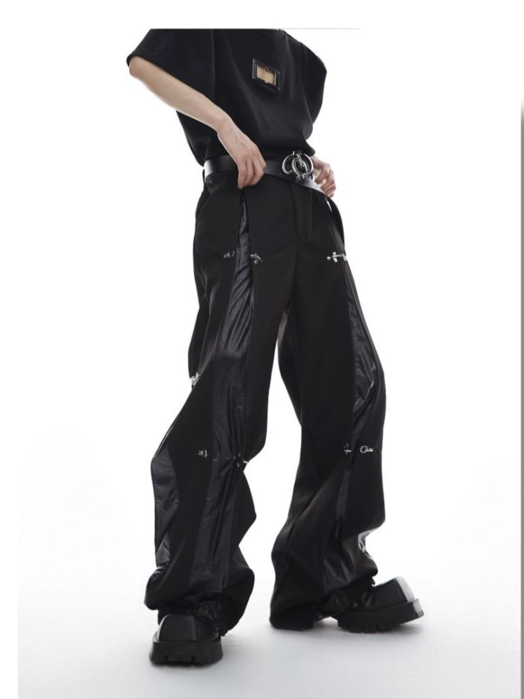 Celana Pria Harajuku Streetwea - Leather Work Pants ulasan dan harga