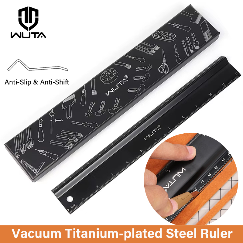 WUTA penggaris pemotong kulit  - Leatherwork Ruler ulasan dan harga