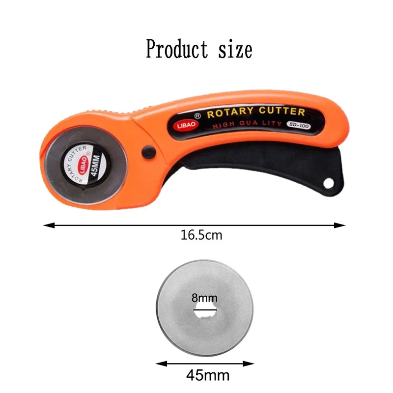 Kit Pemotong Putar 45Mm & Alas - Leatherwork Ruler ulasan dan harga