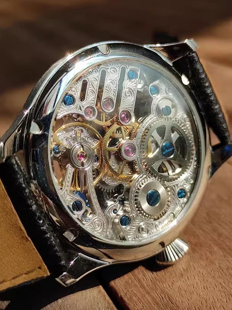 Jam Tangan Mekanik Pria Fashio - Leatherwork Ideas ulasan dan harga