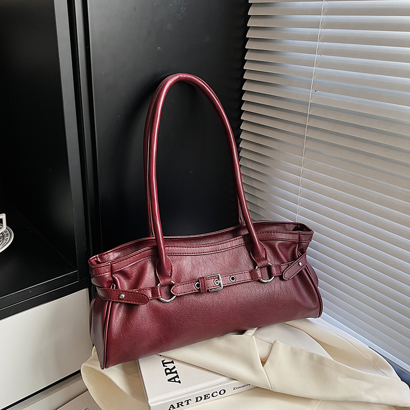 Tas Tangan Kulit Merah Wanita  - Leatherwork Ideas ulasan dan harga