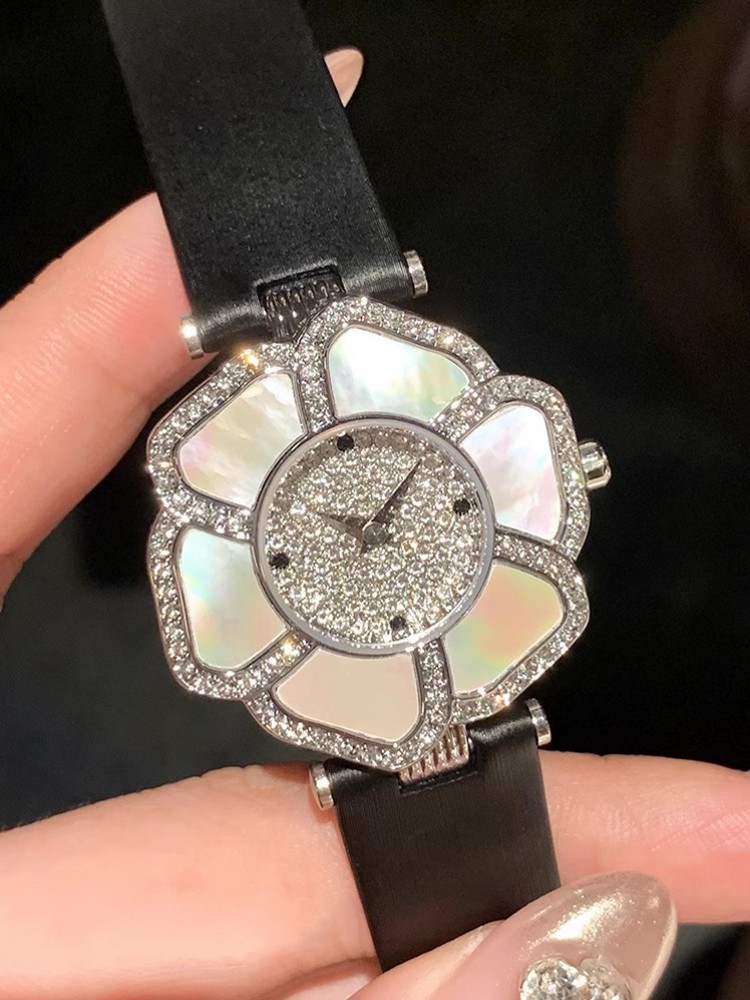 Jam tangan kuarsa berlian berk - Leatherwork Ideas ulasan dan harga