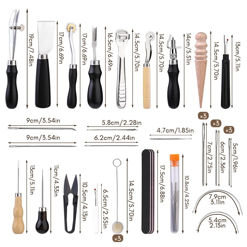 KRABALL Kit Alat Kerajinan Kul - Leather Work Organiser ulasan dan harga