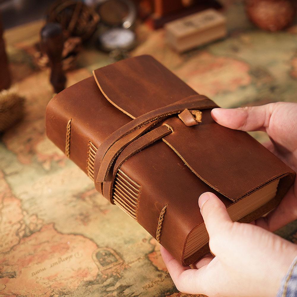 Buku catatan kulit buatan tang - Leather Work Notebook ulasan dan harga
